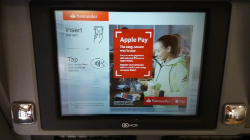 Photo of ATM screen