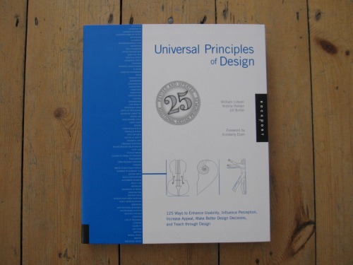 Photo of the book Universal Principles of Design